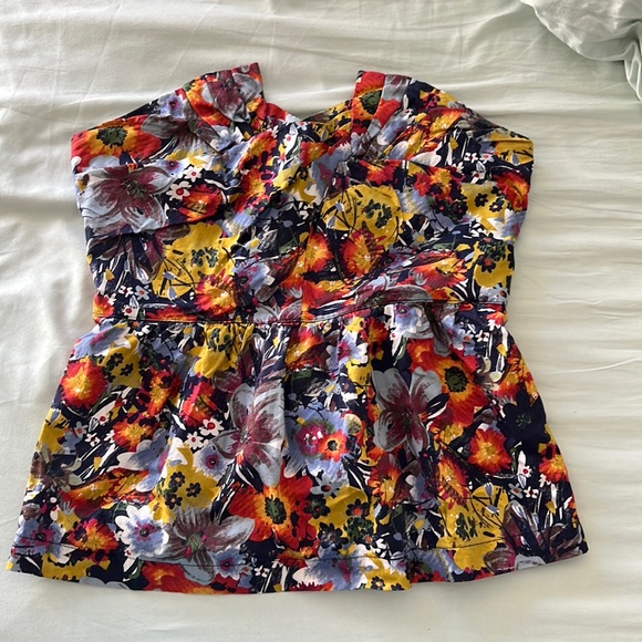 Anthropologie size 8 strapless top - Picture 1 of 3